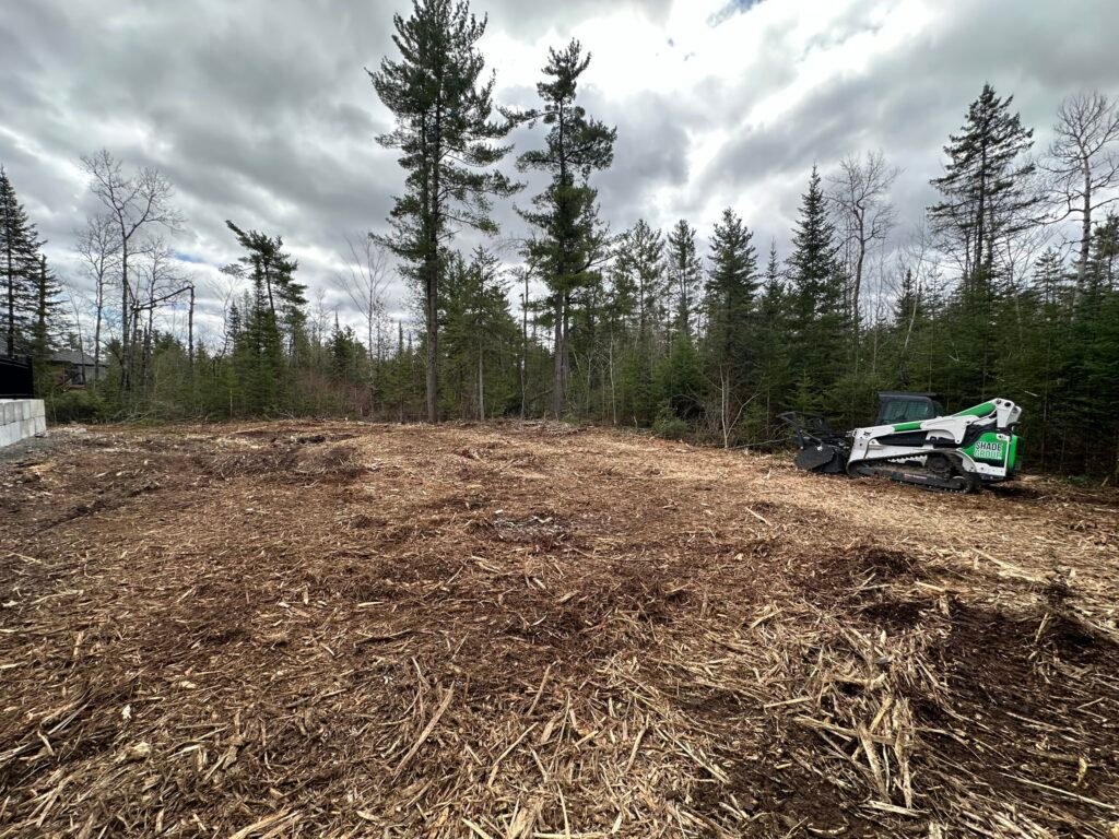 Land and lot clearing of trees and brush in the Yakima Valley